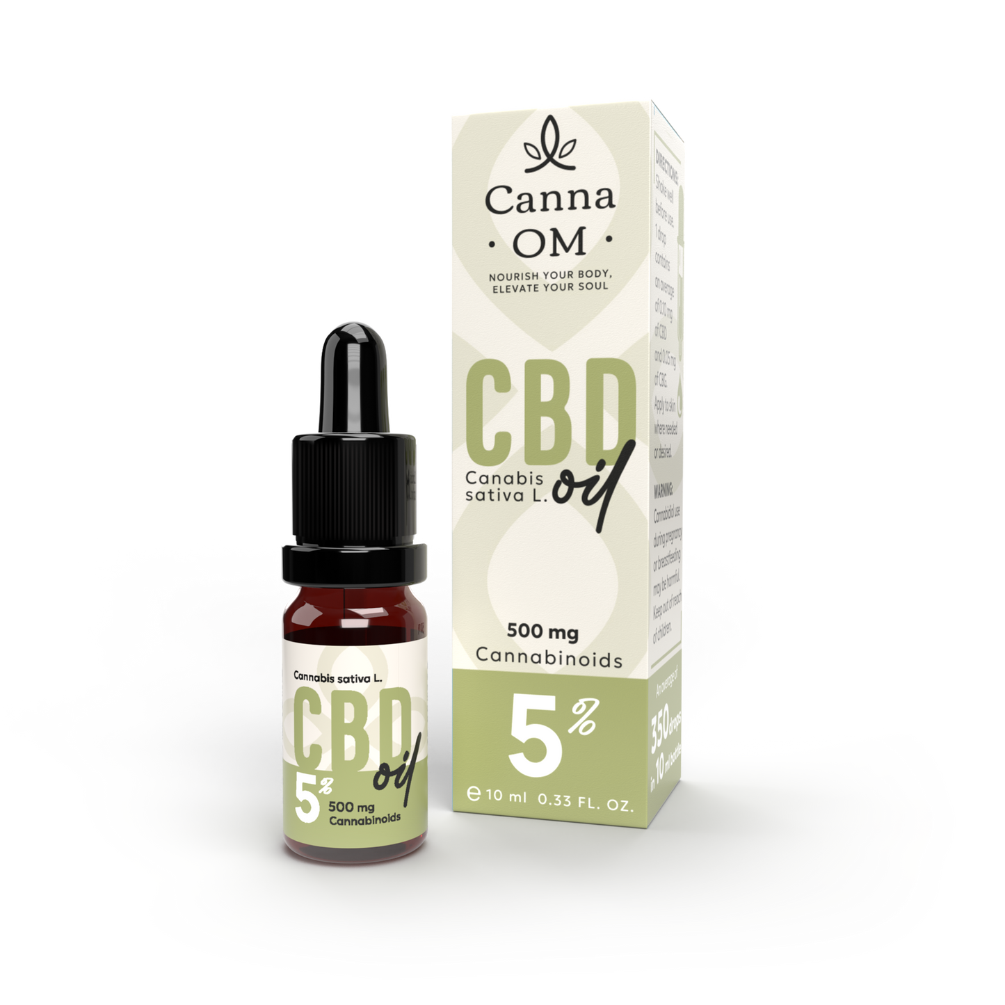 Premium Bio Hanfextrakt Öl 5% – Vollspektrum | 10 ml